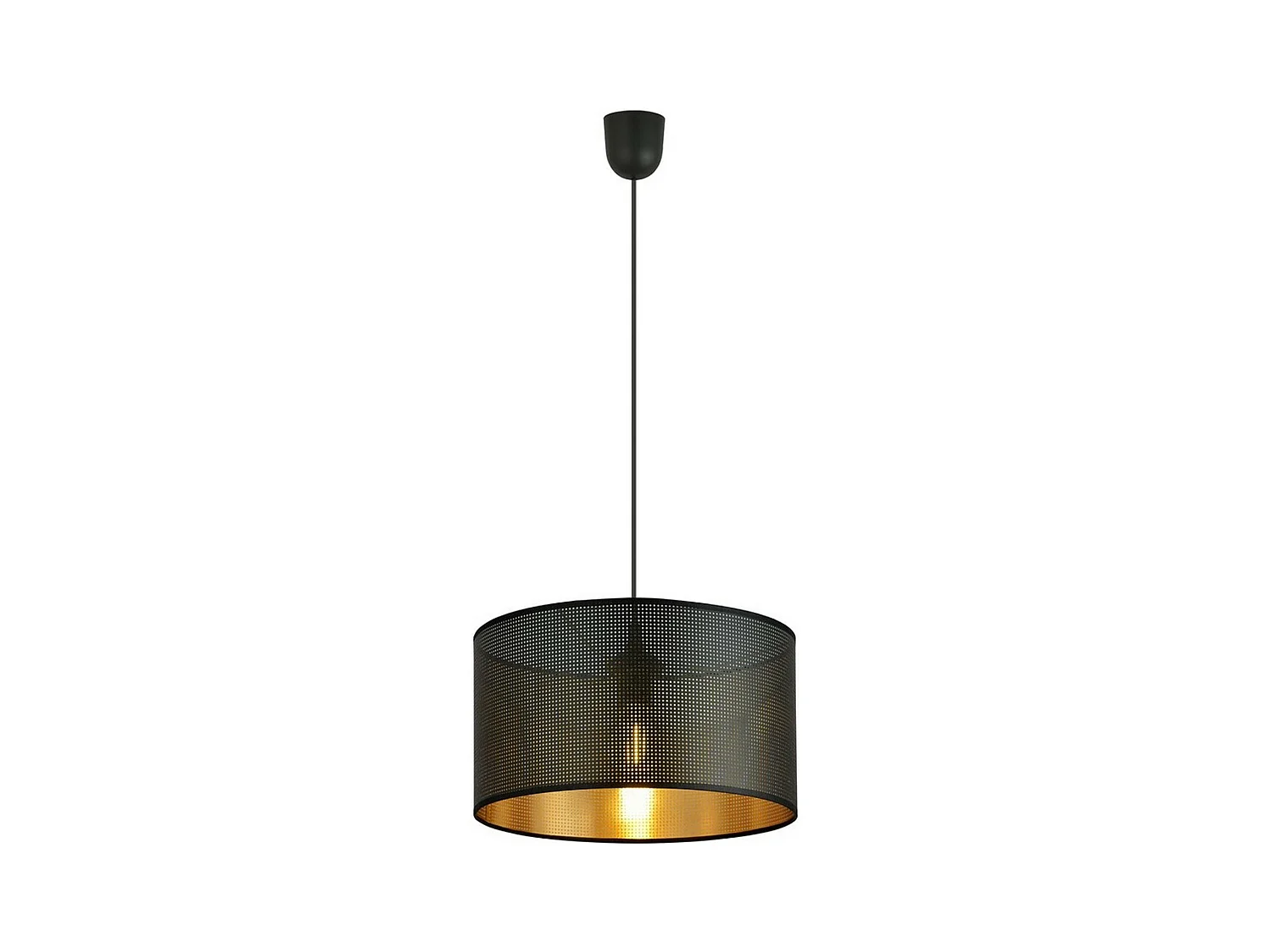 Hanglamp Aston, Zwart, 35x100x35 cm, EPIKASA