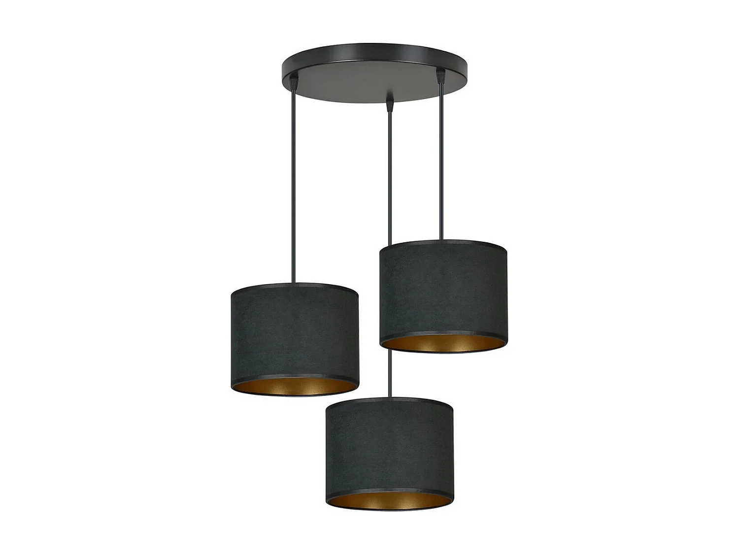 Lampada a Sospensione Hilde, Nero, 42x100x50 cm, EPIKASA