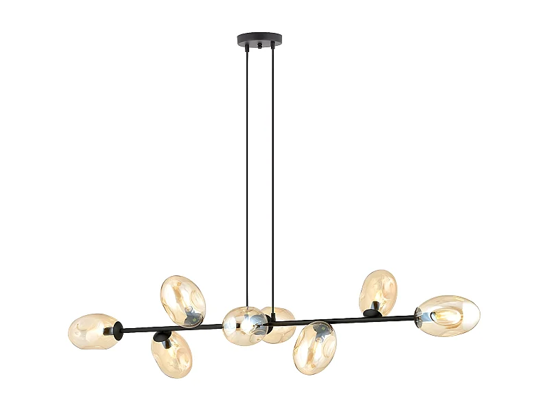 Hanglamp Pandora, Amber, 140x100x40 cm, Seven Design