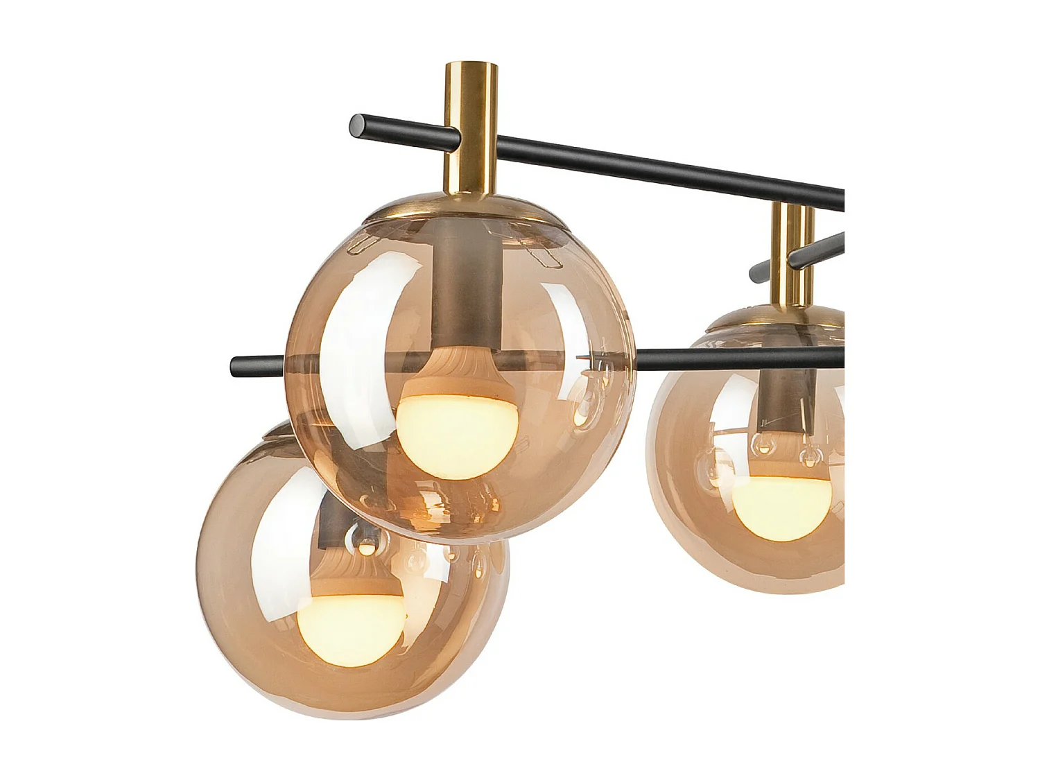 Lampa Wisząca Lilou, Złoto, 51x54x53 cm, Seven Design