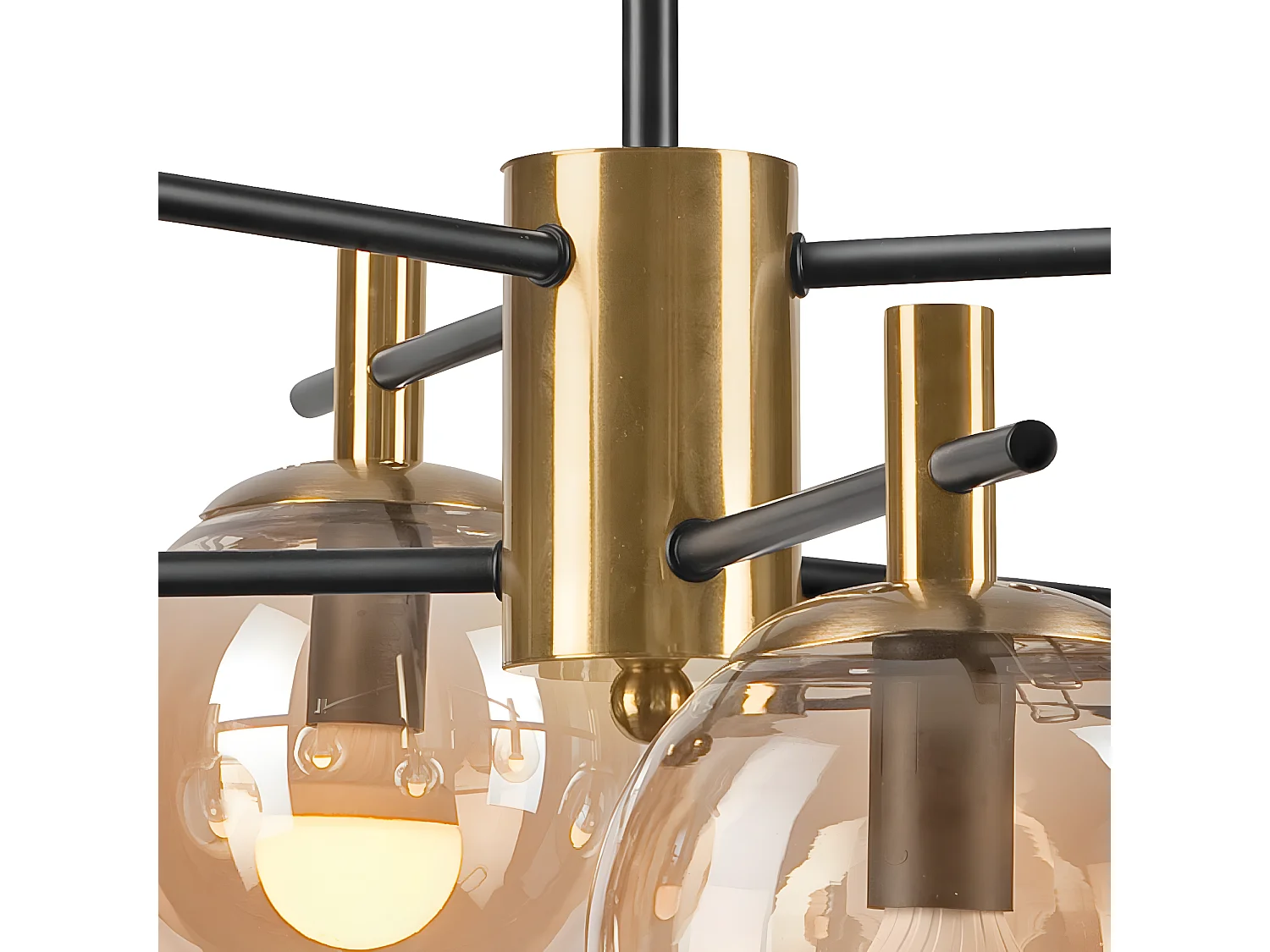 Lampa Wisząca Lilou, Złoto, 51x54x53 cm, Seven Design