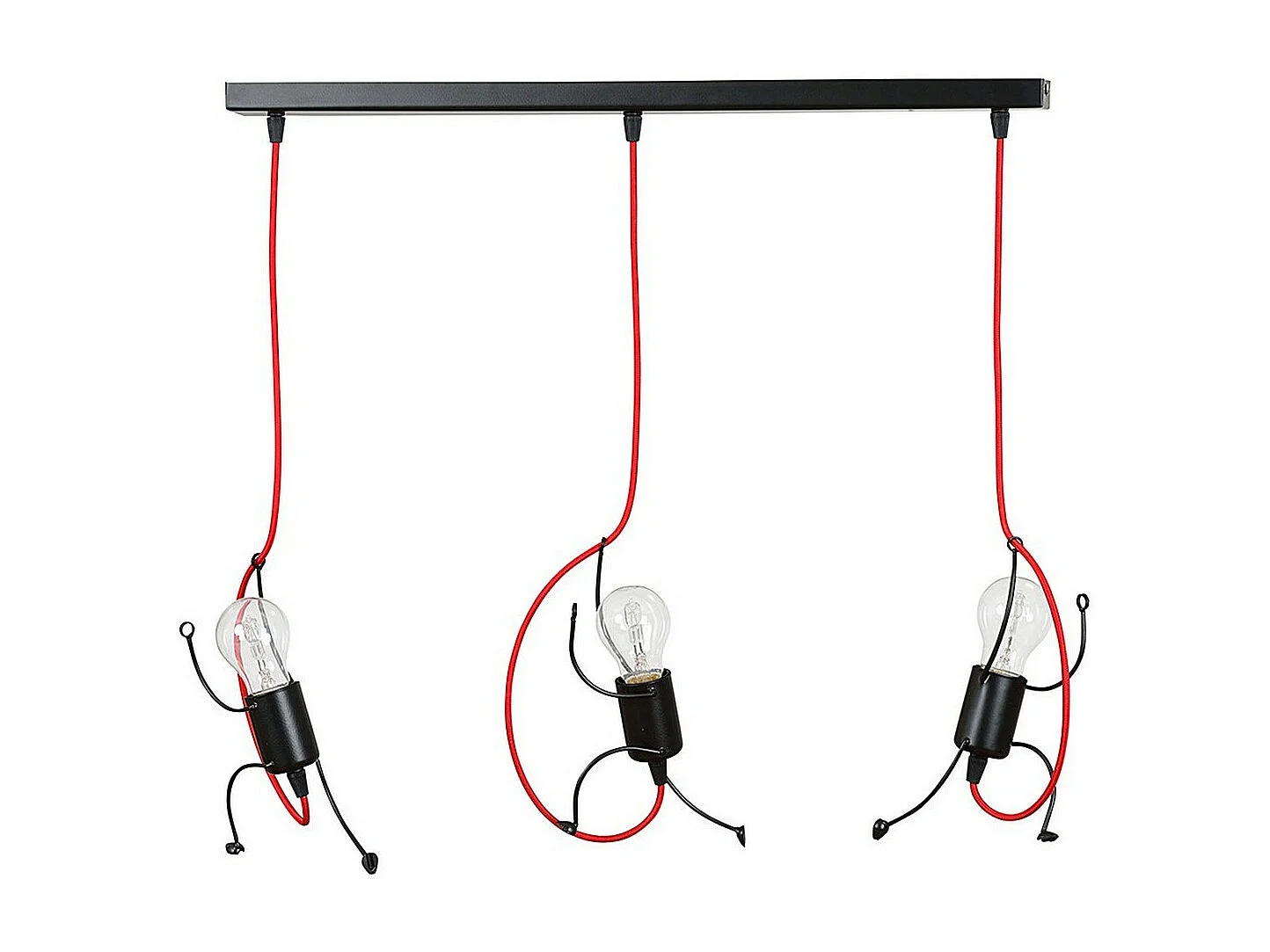 Suspension Bobi, Noir, 65x60x14 cm, Seven Design