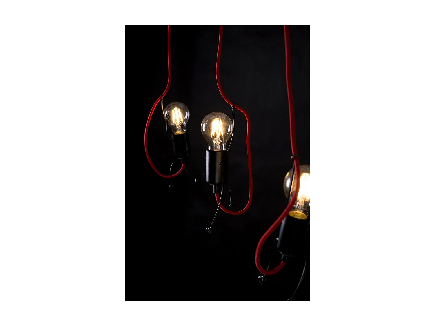 Suspension Bobi, Noir, 65x60x14 cm, Seven Design