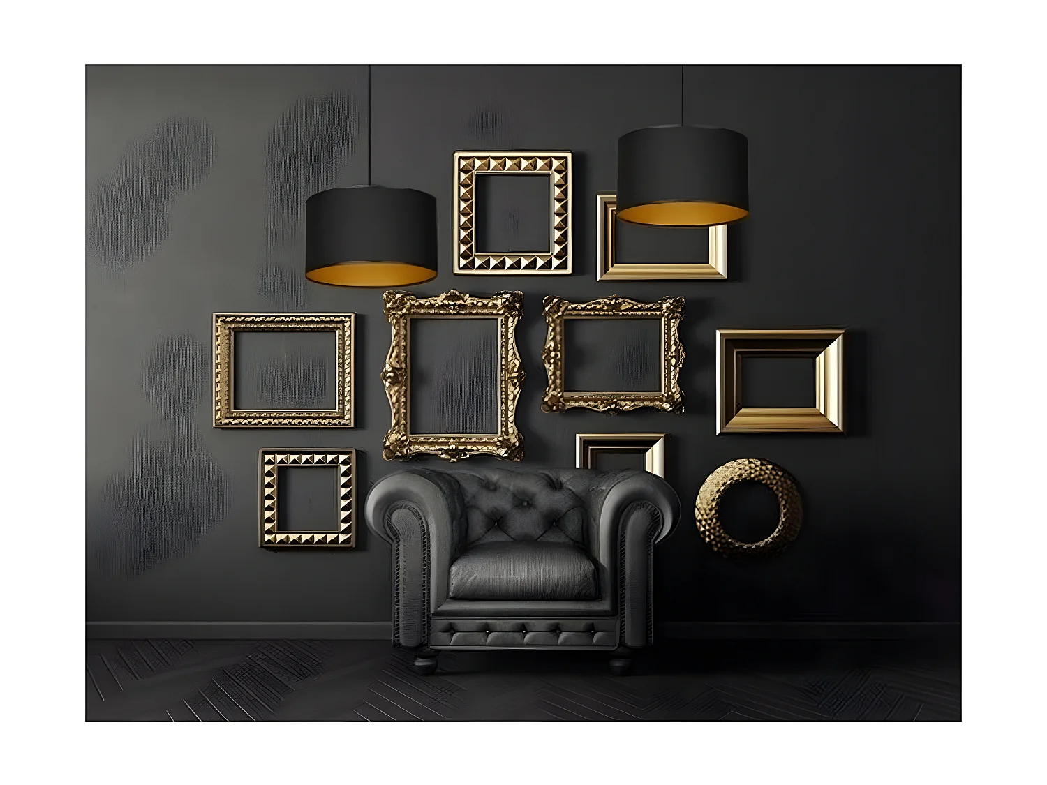 Hanglamp Roto, Zwart, 35x100x35 cm, EPIKASA