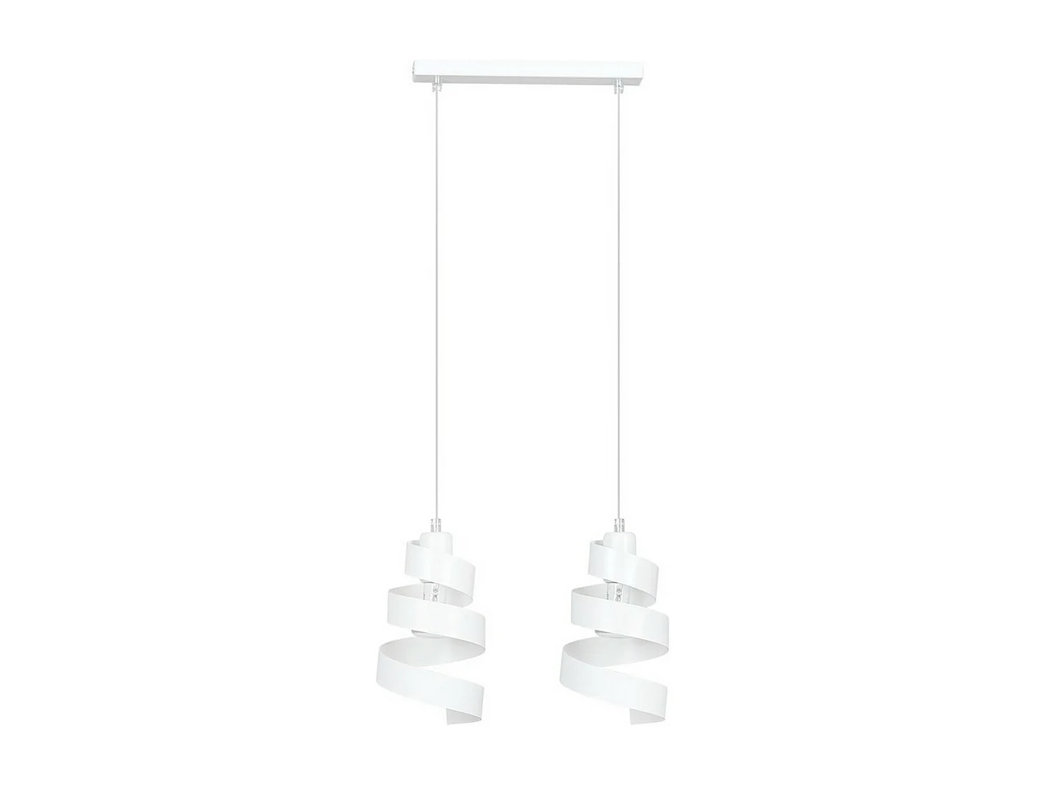 Candeeiro Suspenso Saga, Branco, 40x100x14 cm, Seven Design