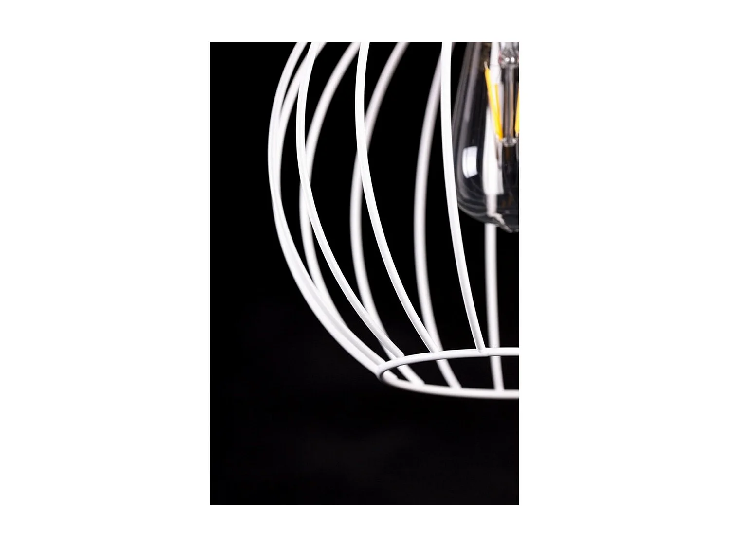 Lampa Wisząca Barbado, Biały, 22x100x22 cm, Seven Design