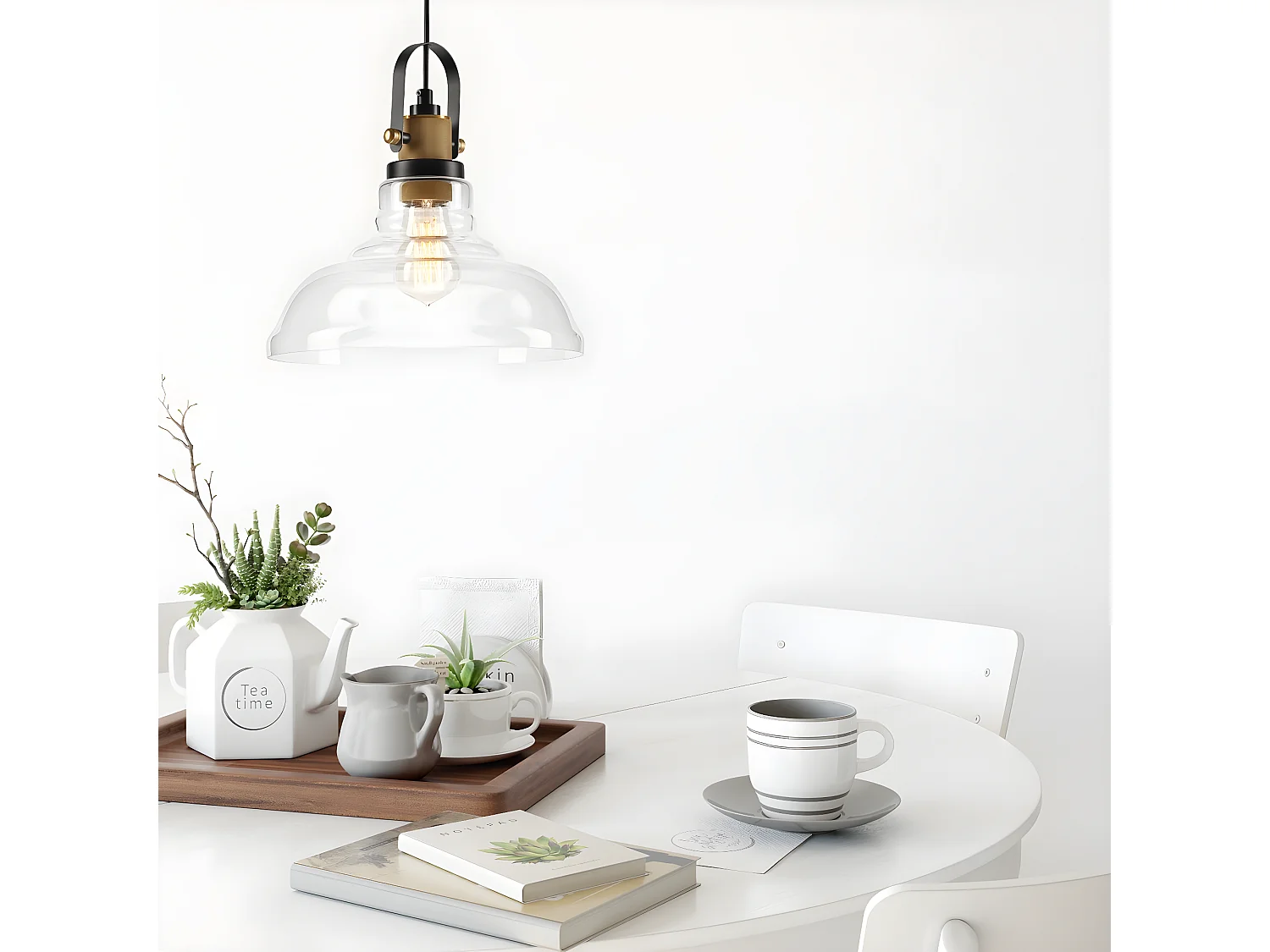 Hanglamp Matteo, Messing, 28x28x112 cm, Seven Design