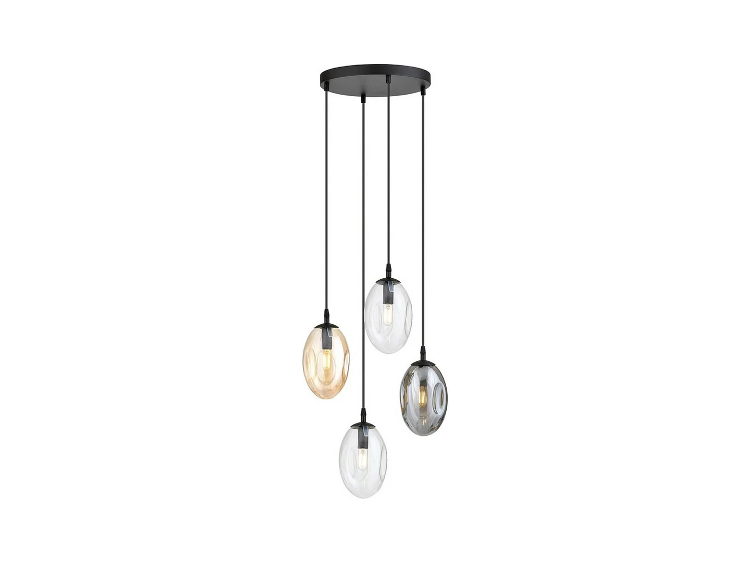 Lampada a Sospensione Astral, Nero, 40x100x40 cm, EPIKASA
