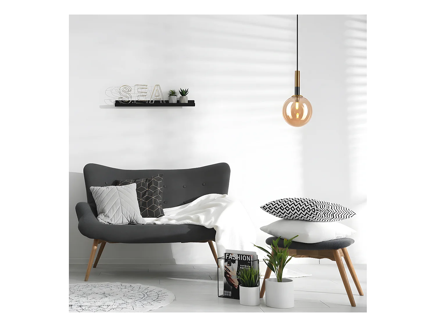Suspension Rollo, Or, 15x15x120 cm, EPIKASA