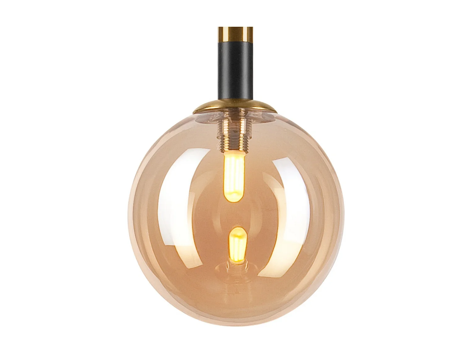 Hanglamp Rollo, Goud, 15x15x120 cm, Seven Design