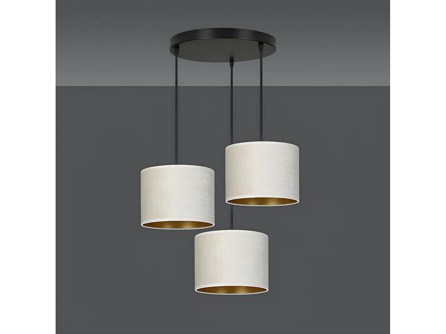 Suspension Hilde, Blanc, 42x100x50 cm, Seven Design