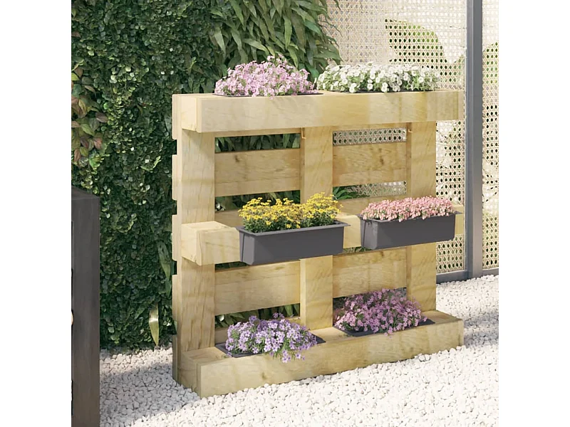 Floreiras para paletes Euro 12 peças 36x13,5x9,5 cm PP cinzento