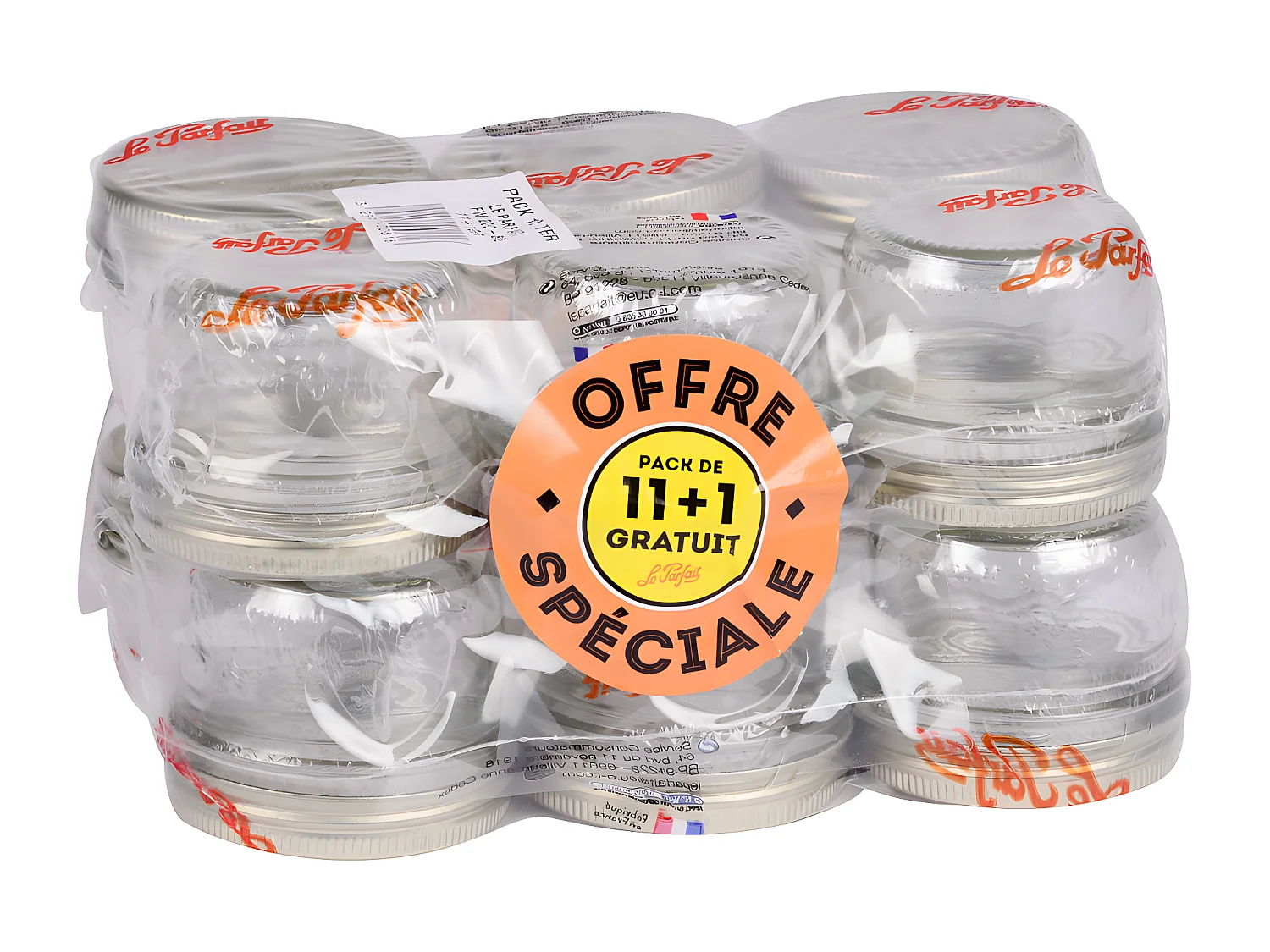 Pack de 12 terrines 200g dont 1 gratuite