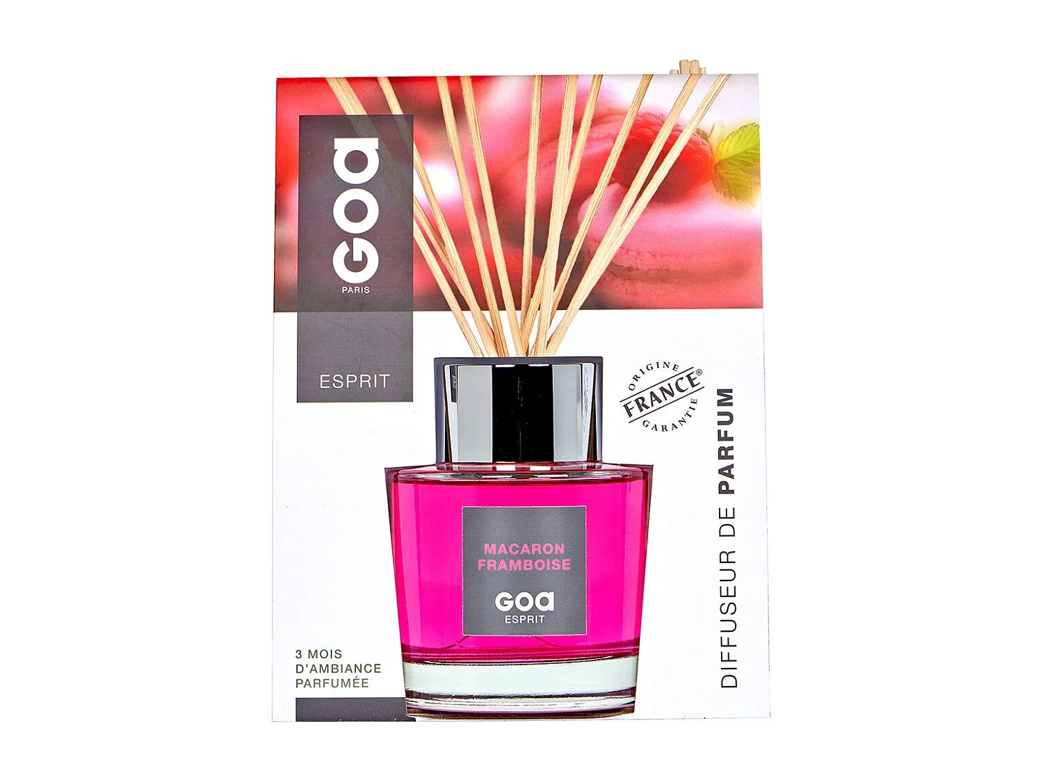 Goatier Esprit macaron framboise 200 ml