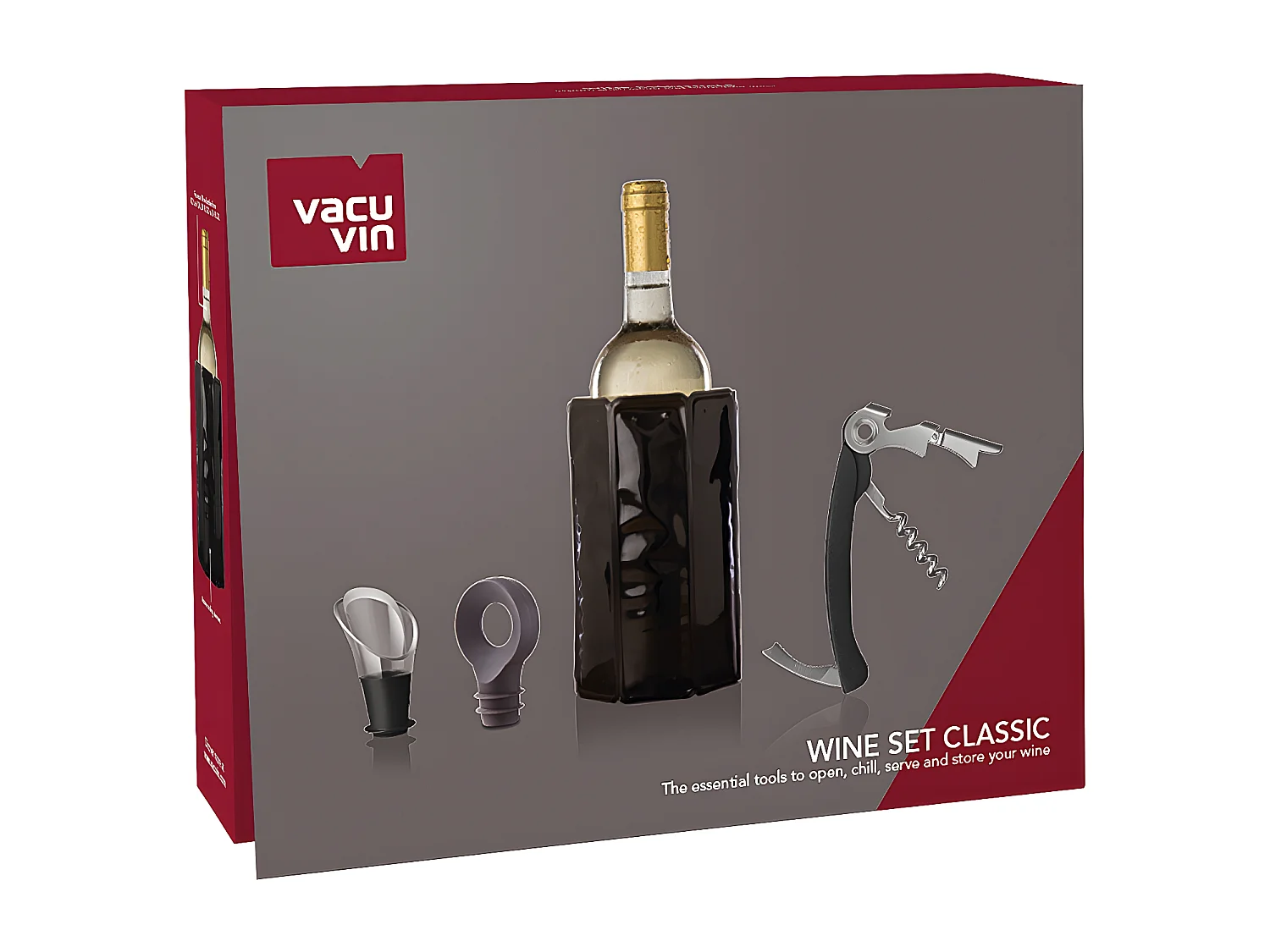 Coffret pour Le vin Set Classic 4 pièces