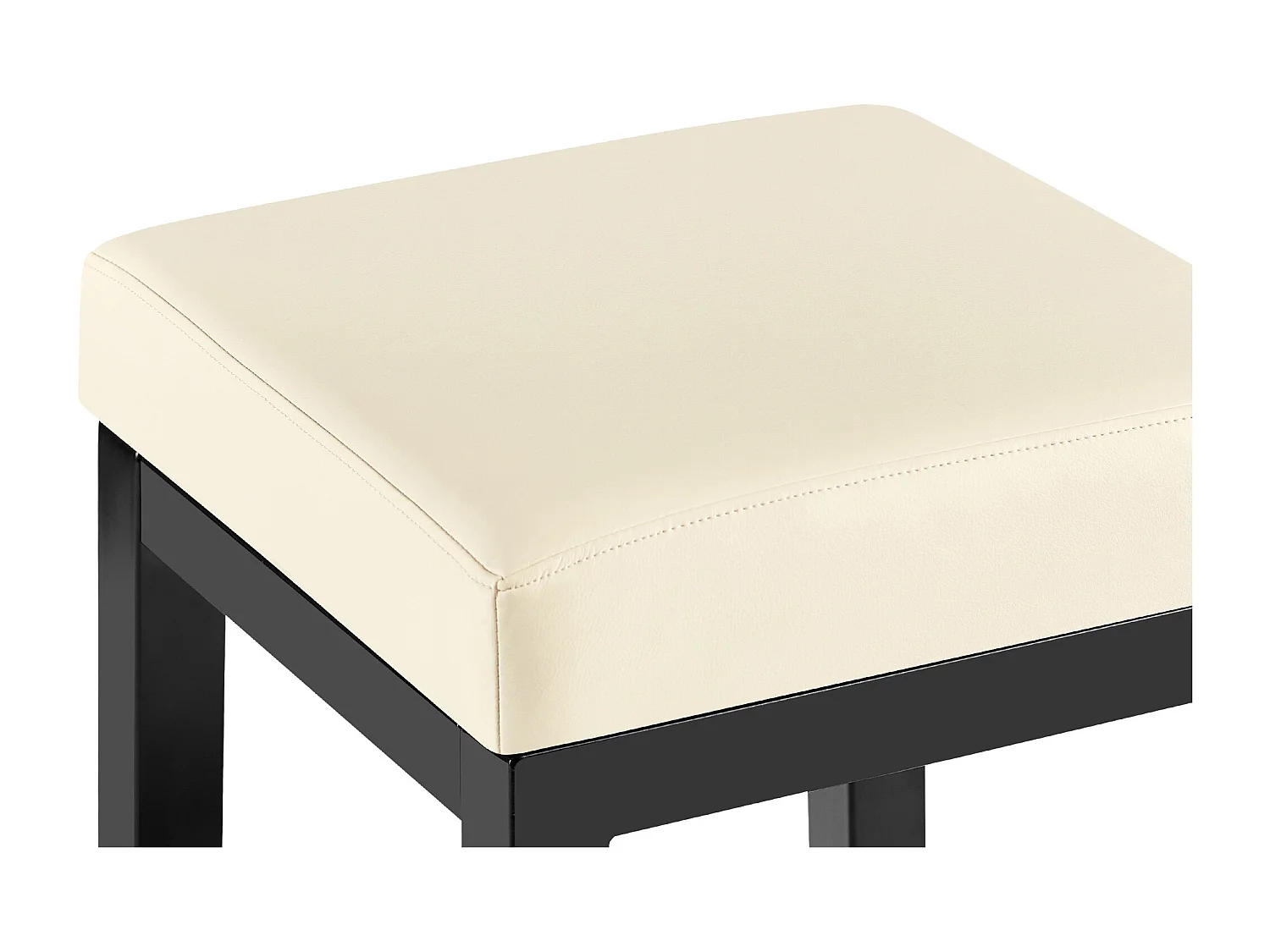 Tabouret de bar - Similicuir - Crème - Taylor B85