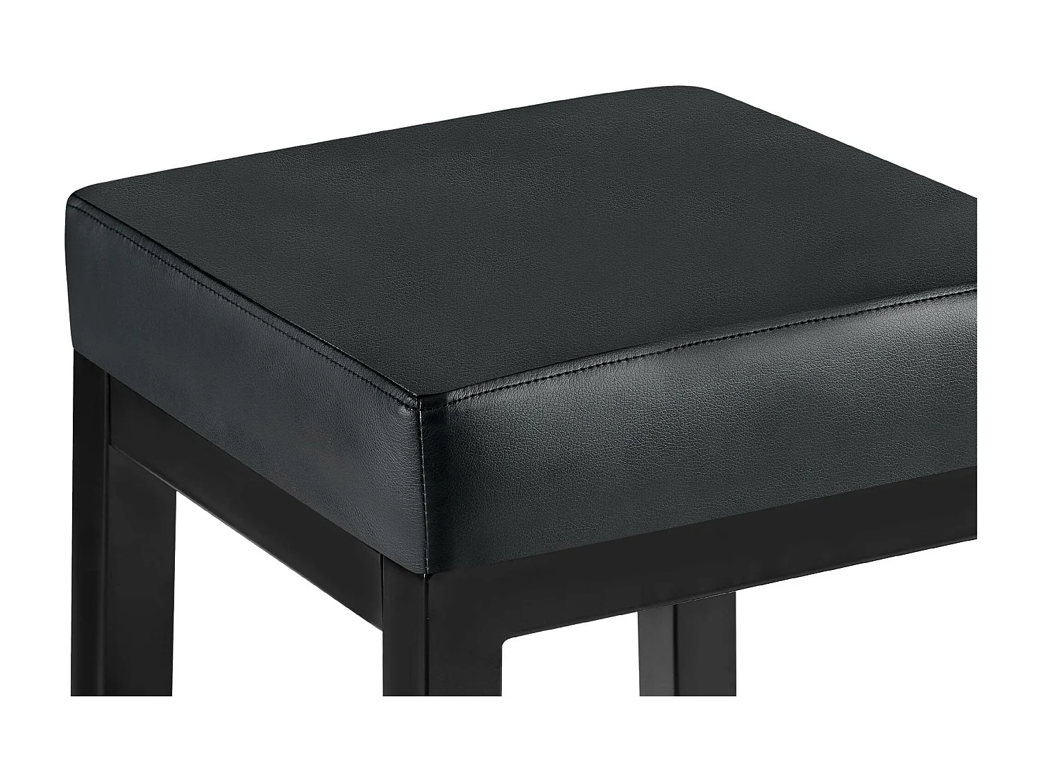 Tabouret de bar - Similicuir - Noir - Taylor B85