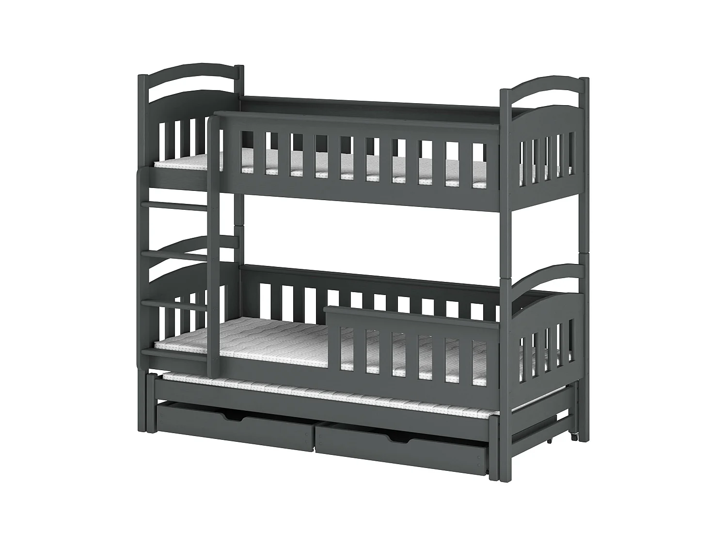 Stapelbed HARRIET BB012 90x180 cm Grafiet