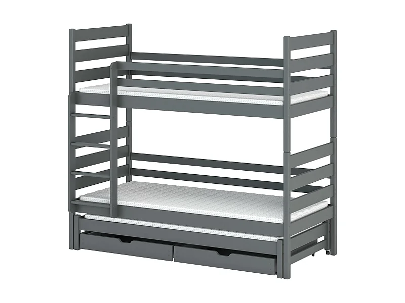 Etagenbett TOMI BB013 80x170 cm Graphit