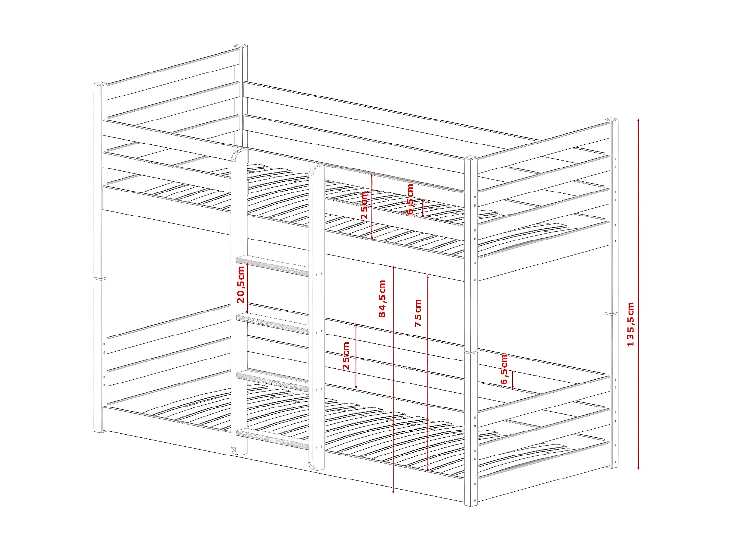 Beliche SHINE BB002 80x180 cm Cinzento