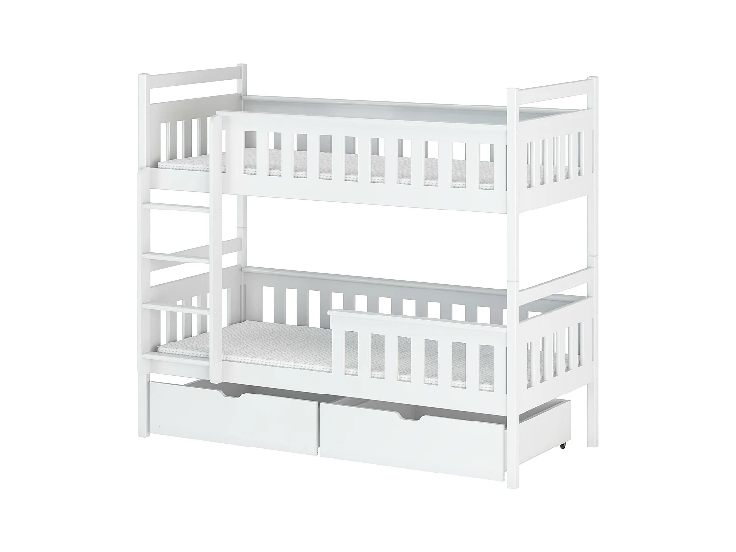 Lits superposés TEZO BB001 80x160 cm Blanc