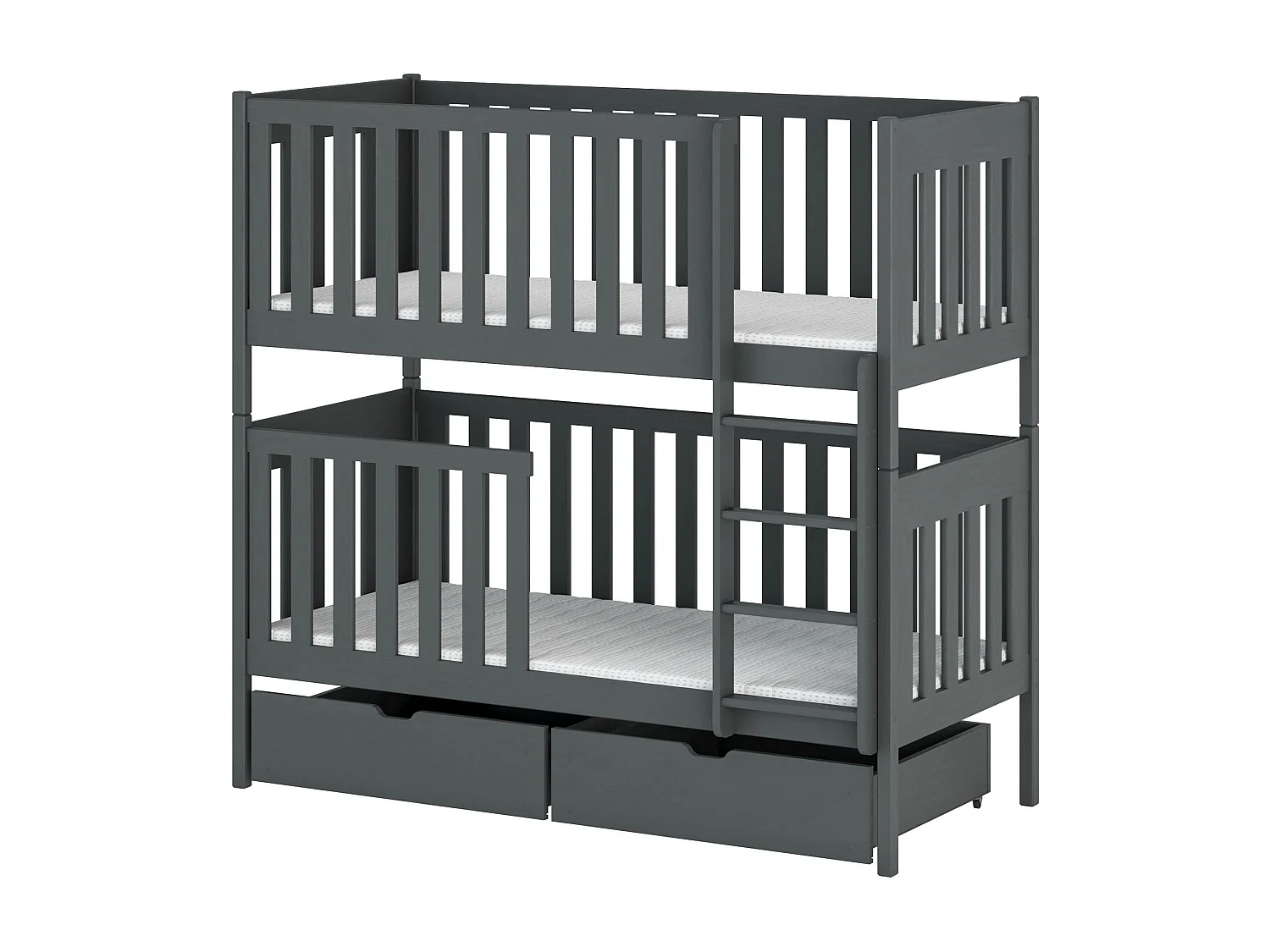 Lits superposés DAWID BB014 80x190 cm Graphite