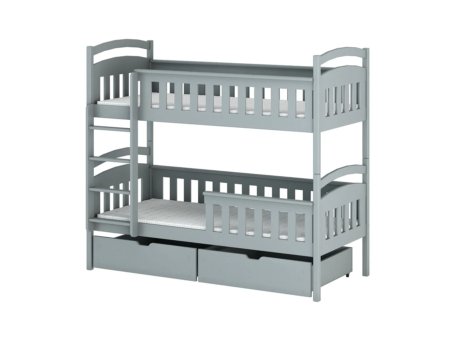 Lits superposés HARRY BB014 80x190 cm Gris