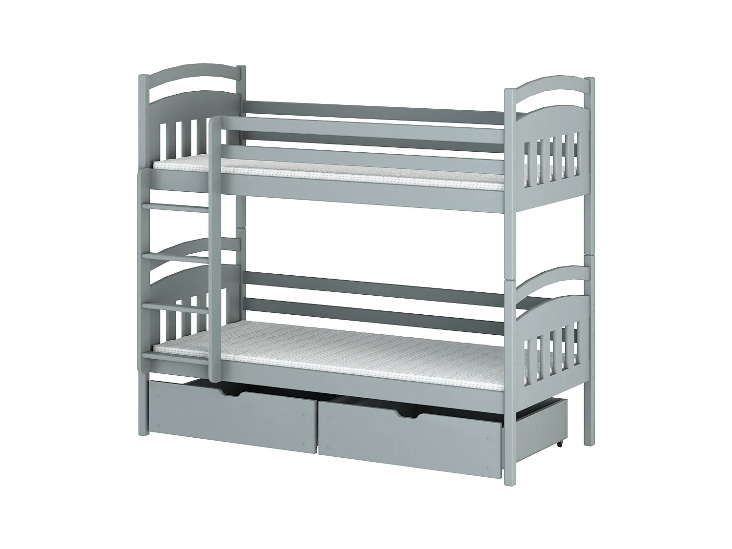 Lits superposés GABI BB001 80x160 cm Gris