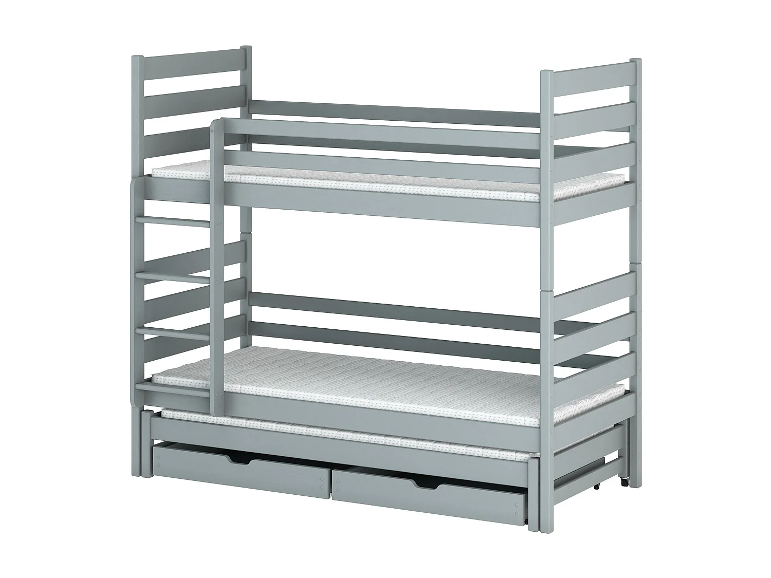 Lits superposés TOMI BB002 80x180 cm Gris