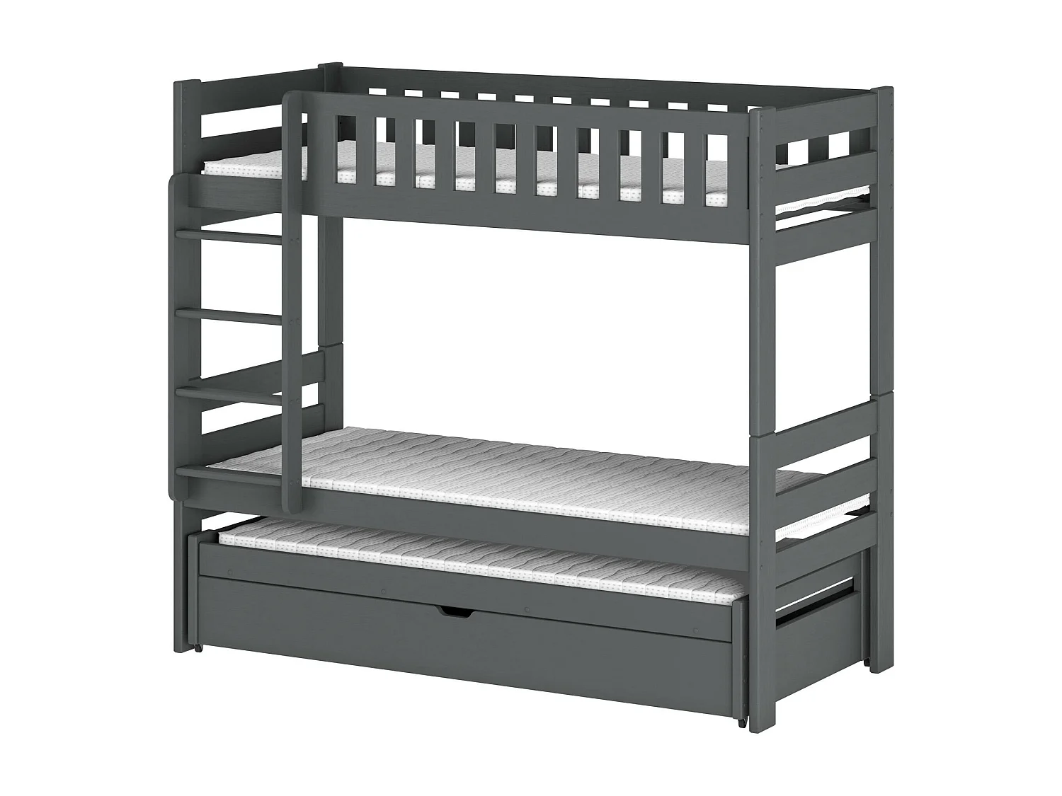 Etagenbett HARVEY BB005 90x200 cm Graphit