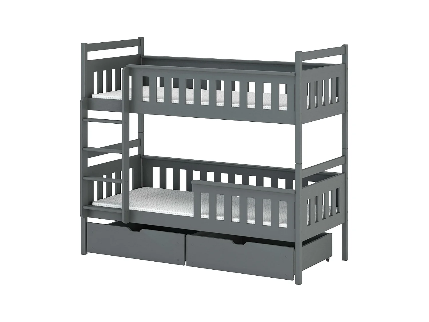 Stapelbed TEZO BB012 90x180 cm Grafiet