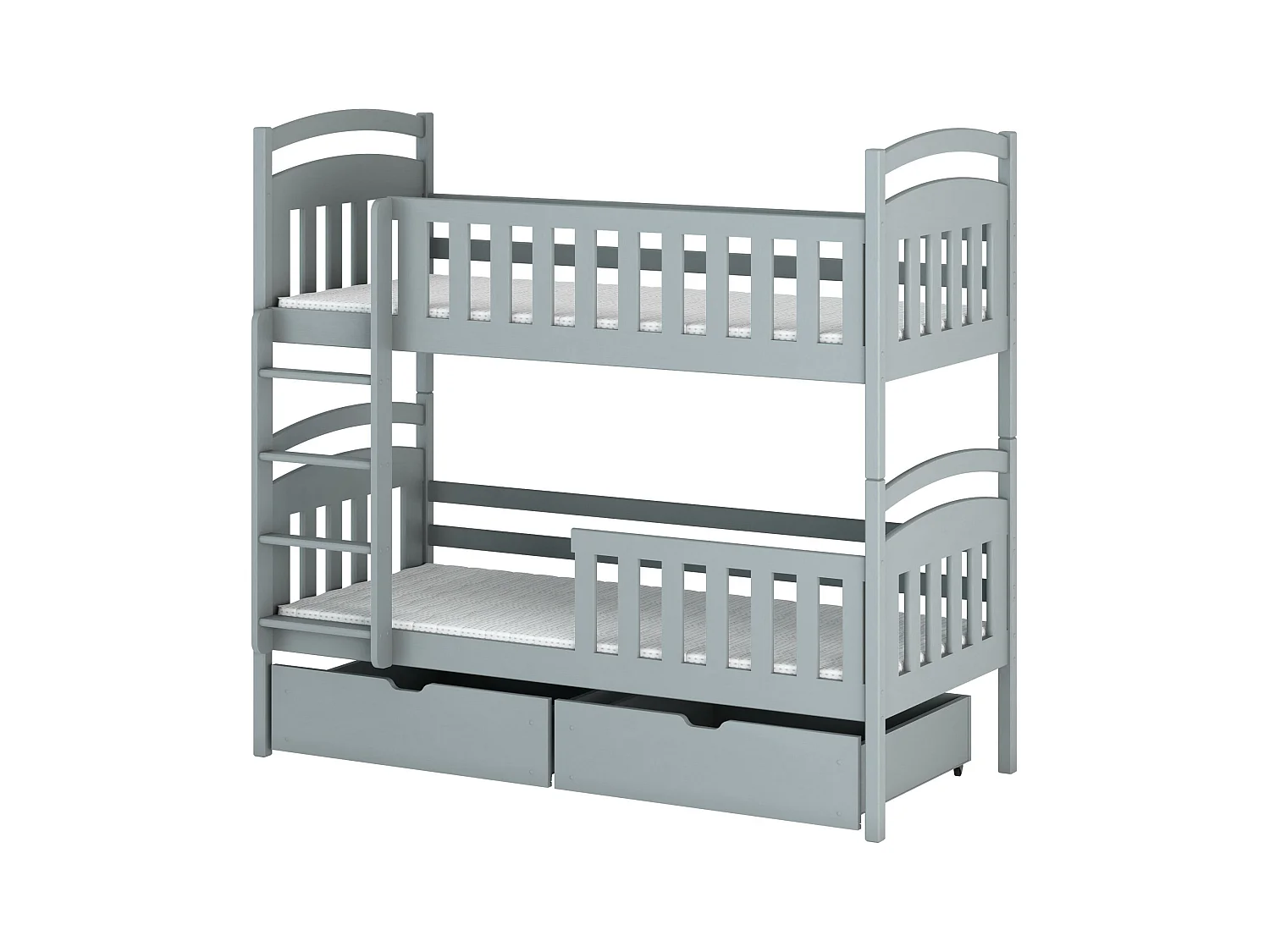 Stapelbed SEBUS BB002 80x180 cm Grijs