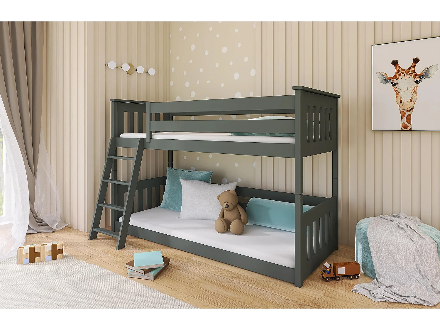 Beliche KEVIN BB013 80x170 cm Grafite