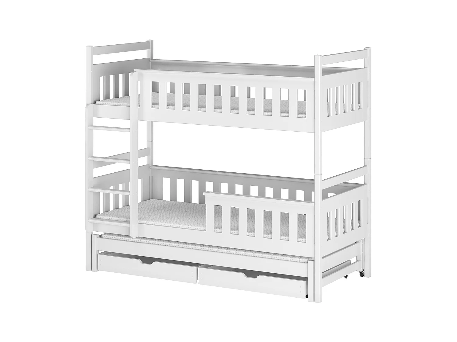 Lits superposés LEA BB014 80x190 cm Blanc