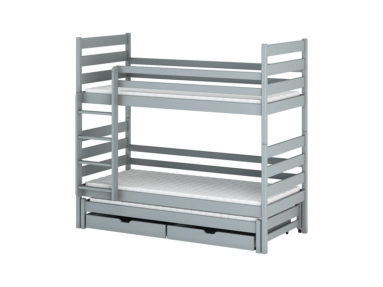 Lits superposés TOMI BB014 80x190 cm Gris