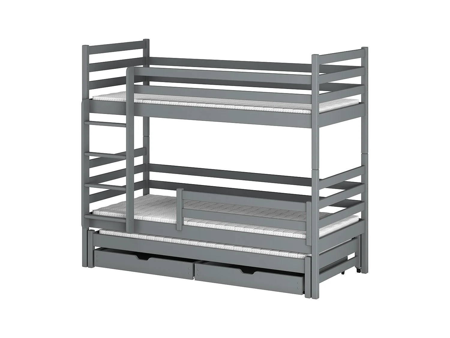 Lits superposés LUK BB003 80x200 cm Gris