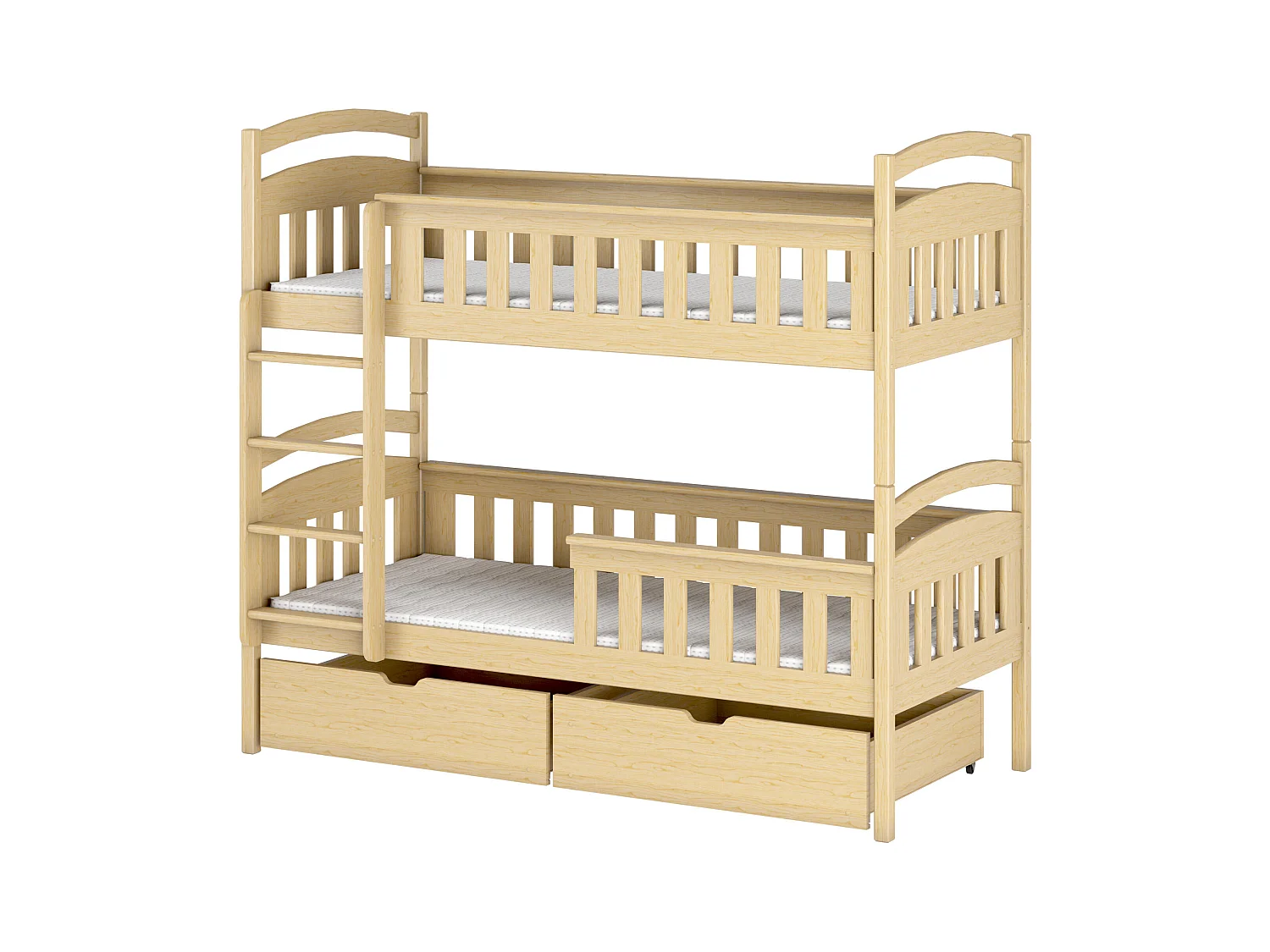 Lits superposés HARRY BB014 80x190 cm Beige