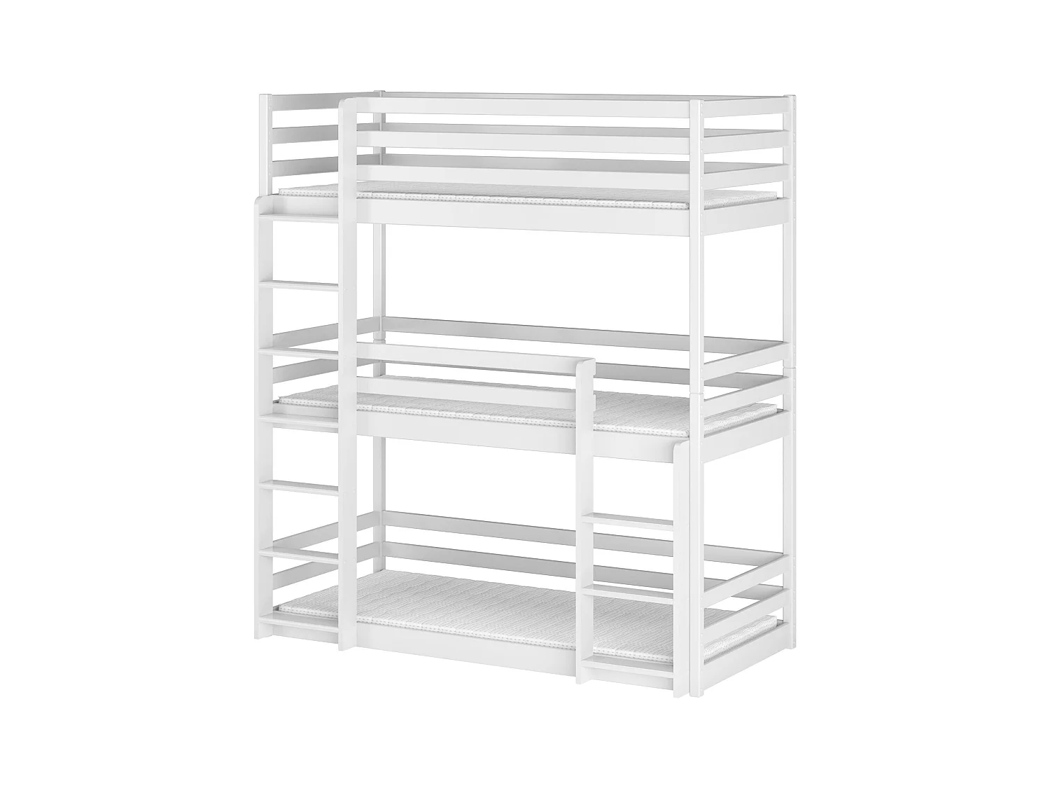 Lits superposés TED BB002 80x180 cm Blanc