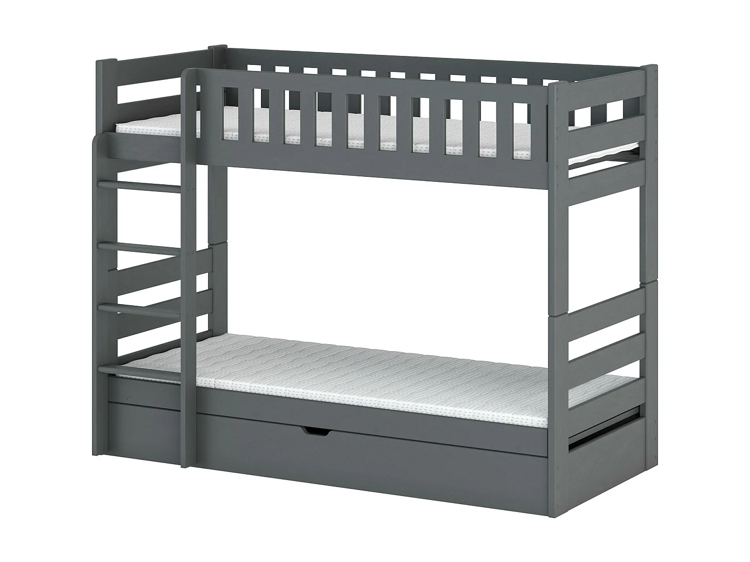 Letto a castello FOCUS BB003 80x200 cm Grafite