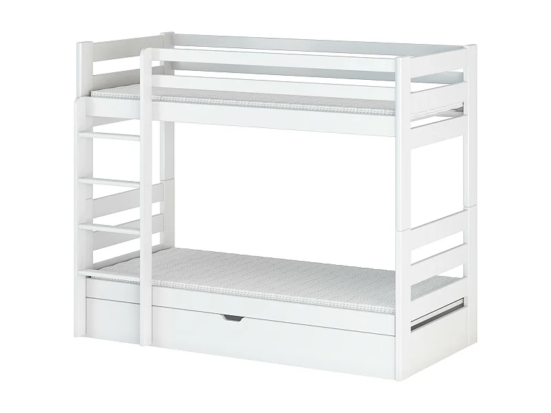 Lits superposés AYA BB004 90x190 cm Blanc