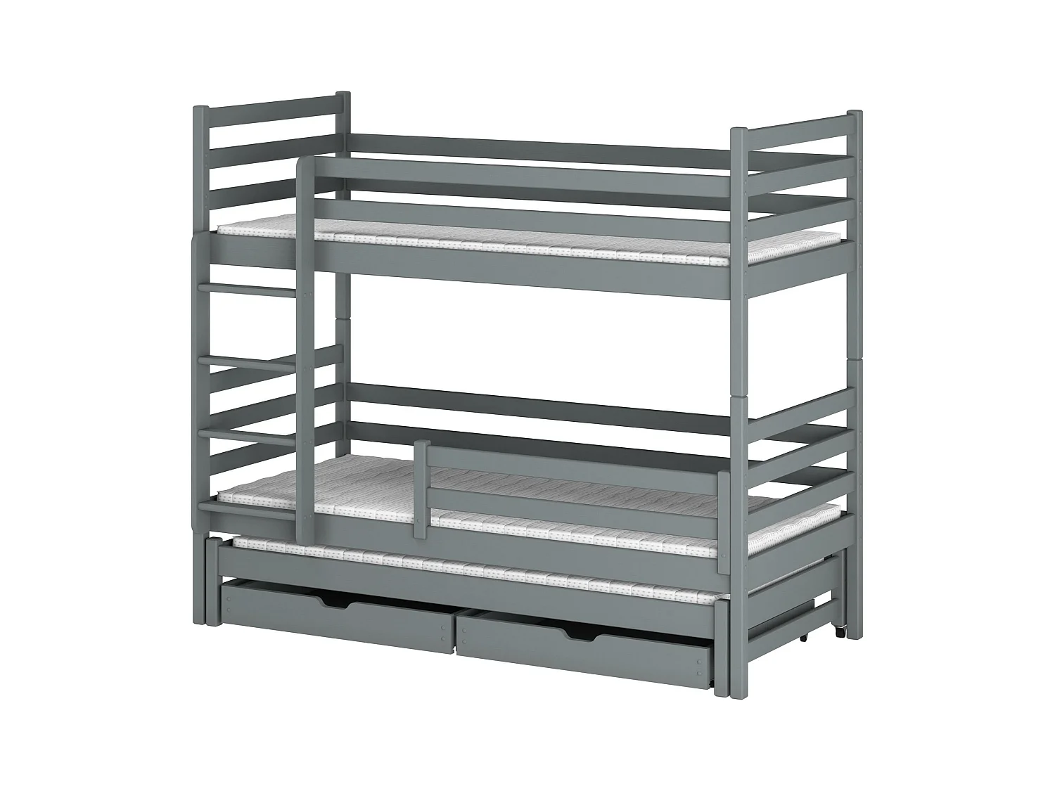 Lits superposés LUK BB014 80x190 cm Gris