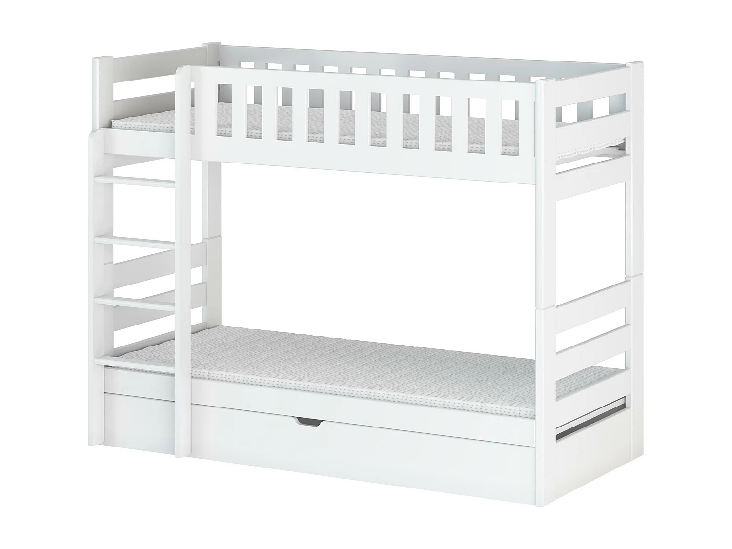 Lits superposés FOCUS BB005 90x200 cm Blanc