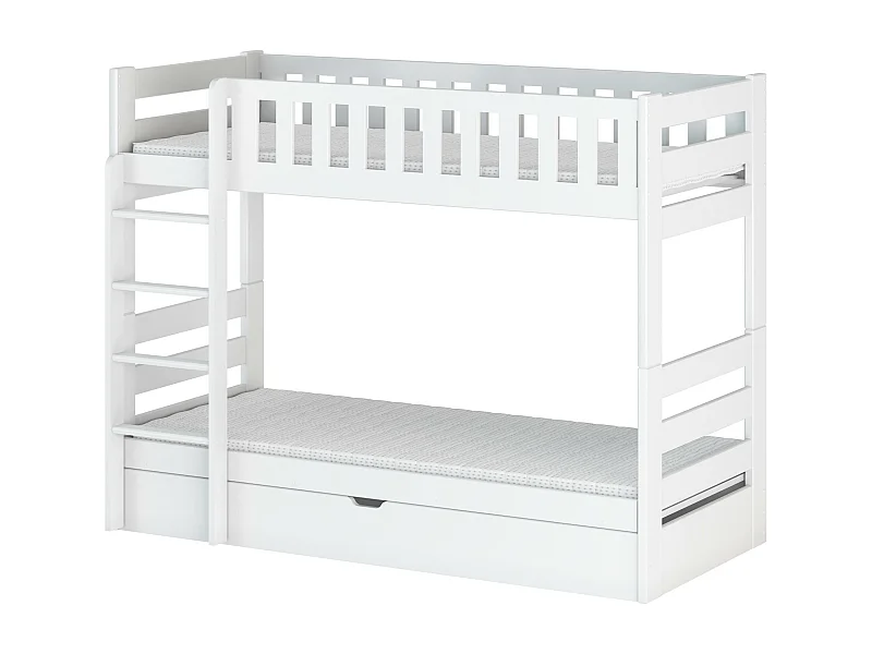 Lits superposés FOCUS BB005 90x200 cm Blanc