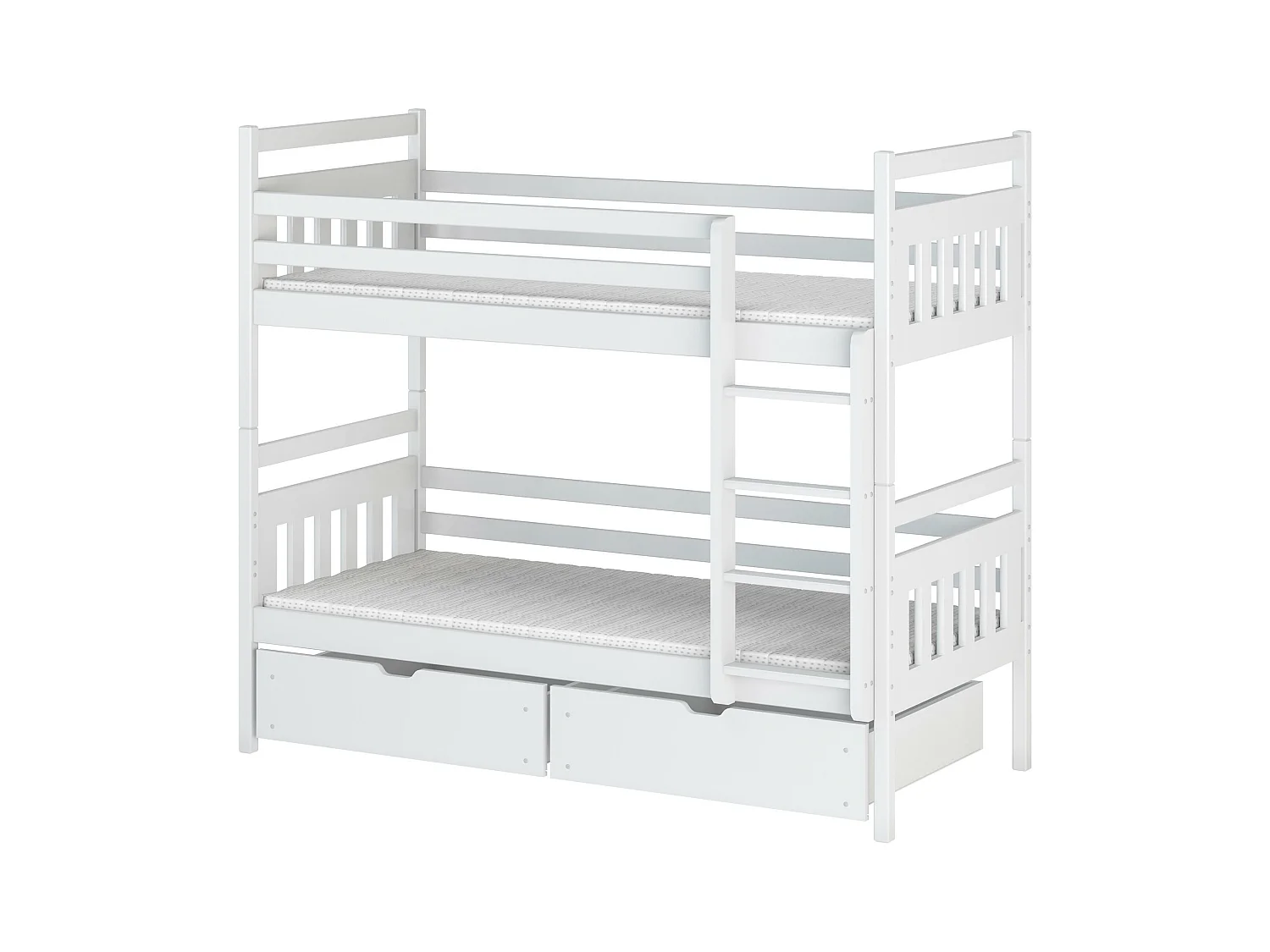 Stapelbed ADAS BB012 90x180 cm Wit