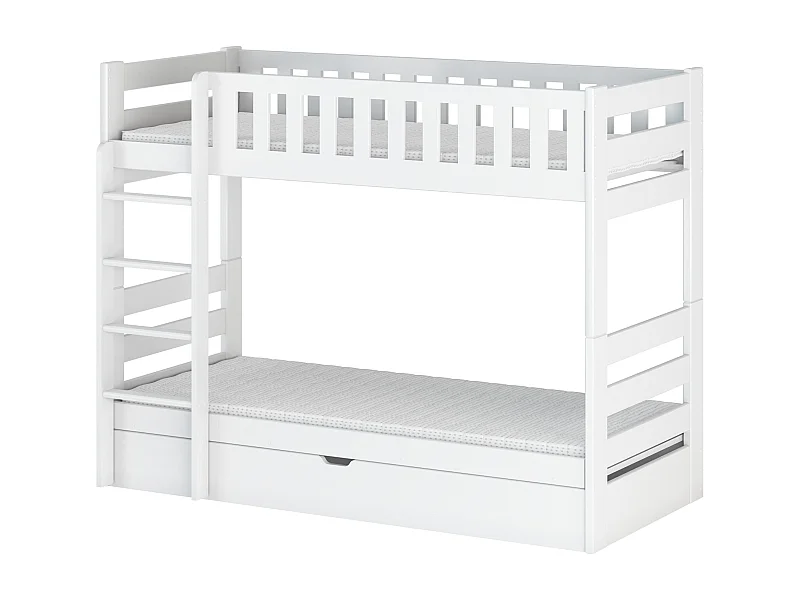 Lits superposés FOCUS BB004 90x190 cm Blanc