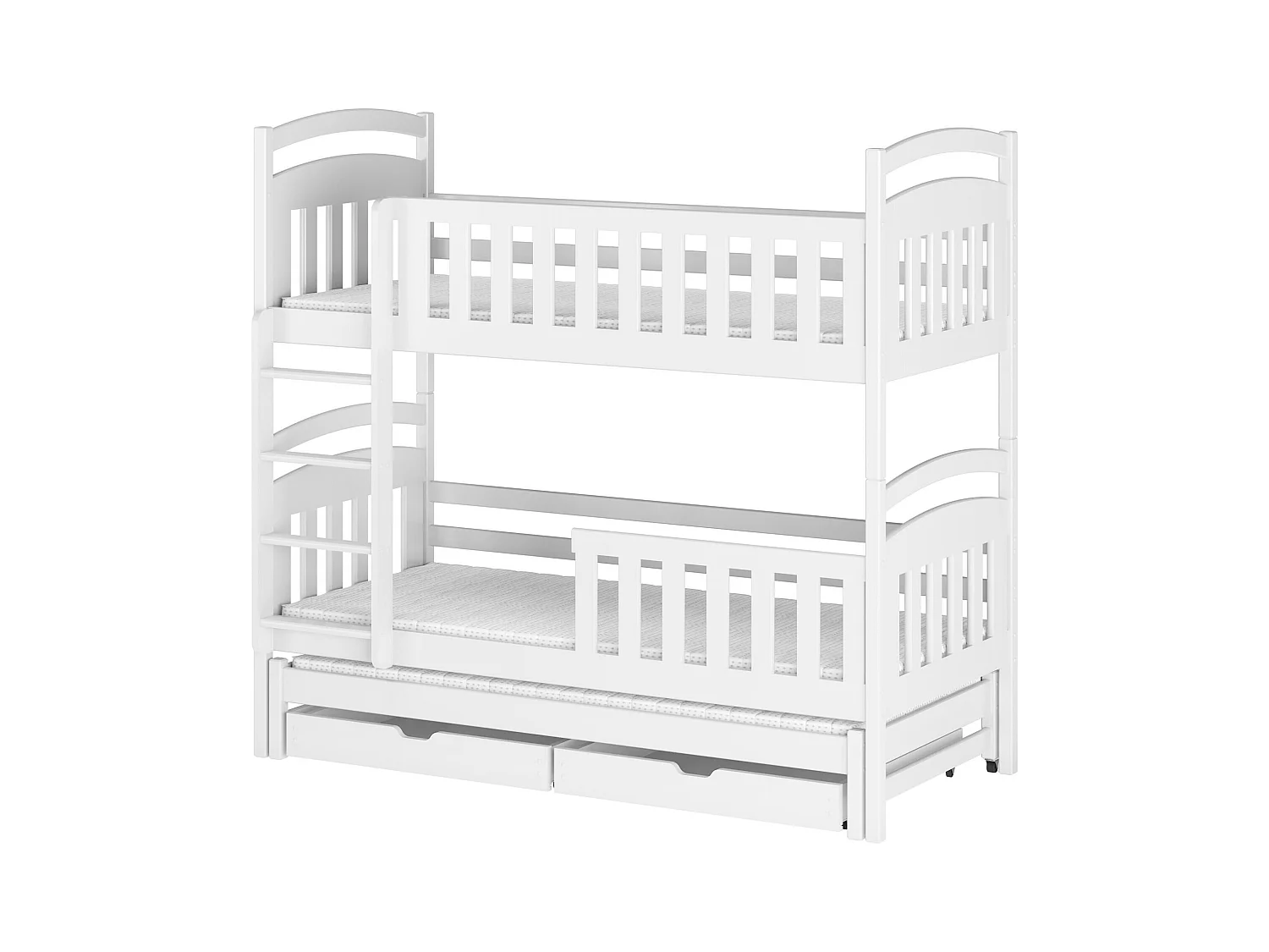 Lits superposés VIKI BB001 80x160 cm Blanc