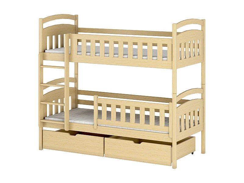 Stapelbed IGNAS BB014 80x190 cm Beige