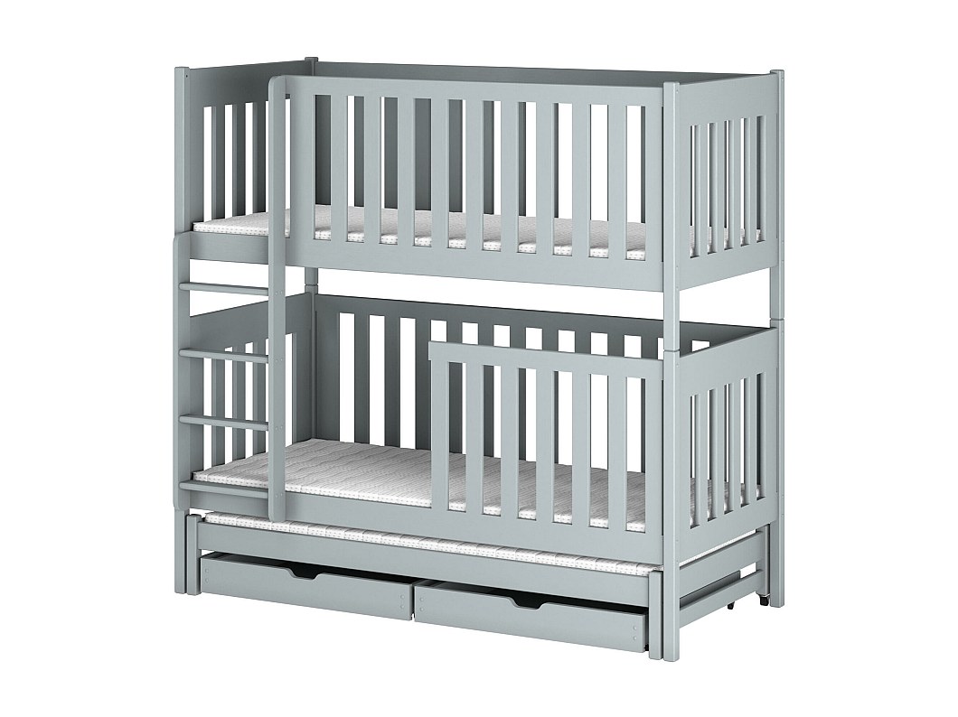 Stapelbed EMILKA BB014 80x190 cm Grijs