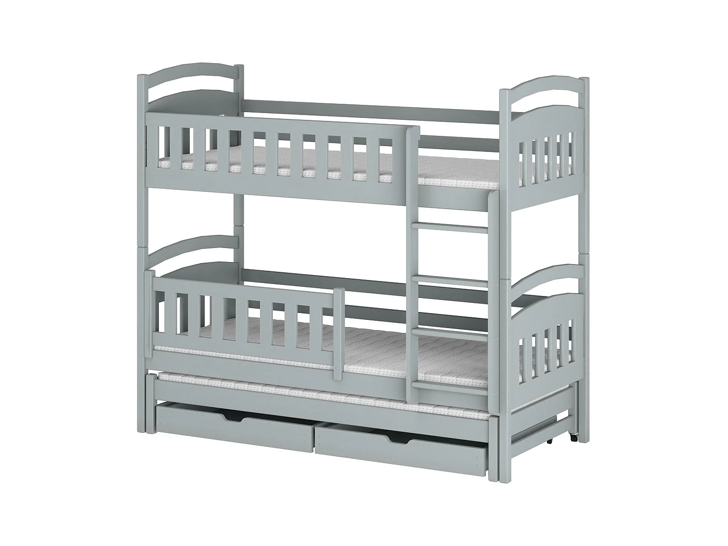 Lits superposés BLANKA BB014 80x190 cm Gris