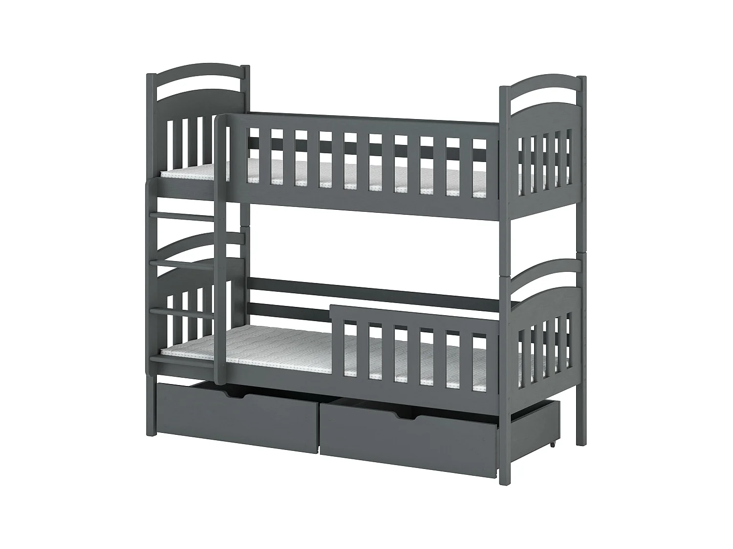 Stapelbed SEBUS BB012 90x180 cm Grafiet